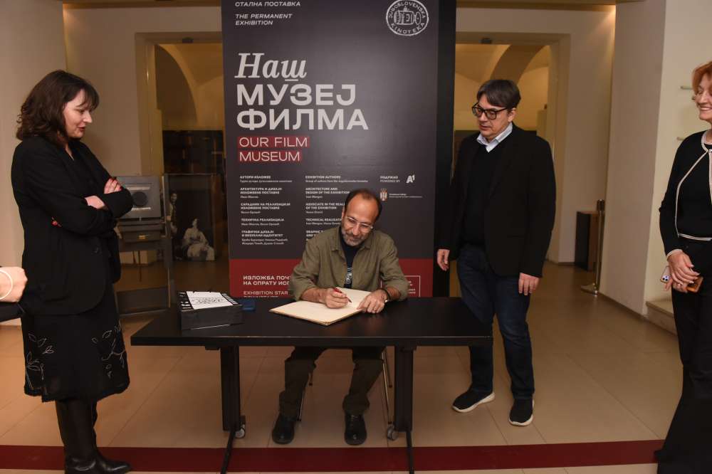  1.3. Asghar Farhadi u obilasku Jugoslovenske kinoteke i Narodnog muzeja 